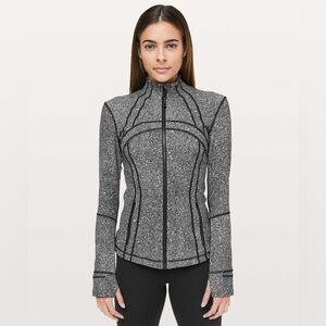 Lululemon Define Jacket
Luminesce Splatter White Black size 10 Athleisure zipper